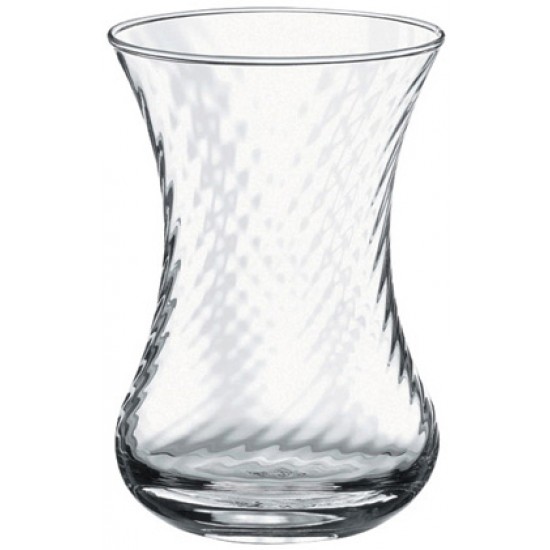 Pasabahce 6x Slim Optical Turkish Tea Glasses 42781 SAMA FOODS ENFIELD UK
