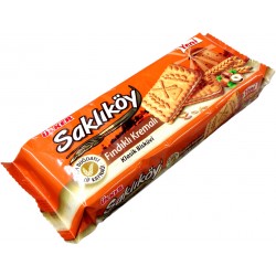 Ulker Saklikoy Hazelnut Cream Classic Biscuits