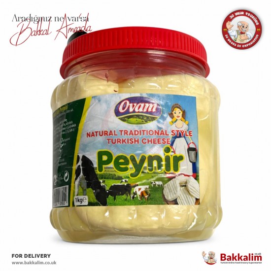 Ovam Natural Village Cheese Turkish Traditional Style 1000 G