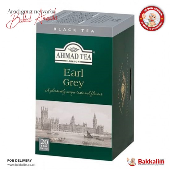 Ahmad Tea Bergamot Aromalı Çay 20 Adet SAMA FOODS ENFIELD UK