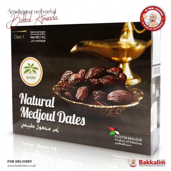 Qitaf Natural Medjoul Dates 5000 G SAMA FOODS ENFIELD UK