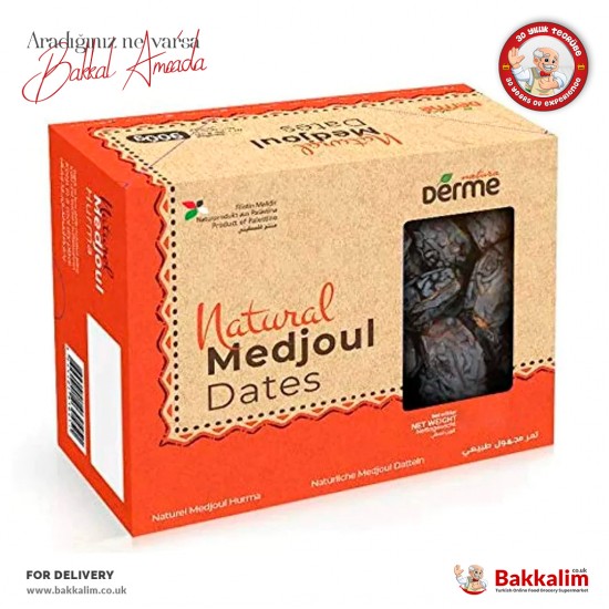 Derme Natural Medjoul Dates 500 G SAMA FOODS ENFIELD UK