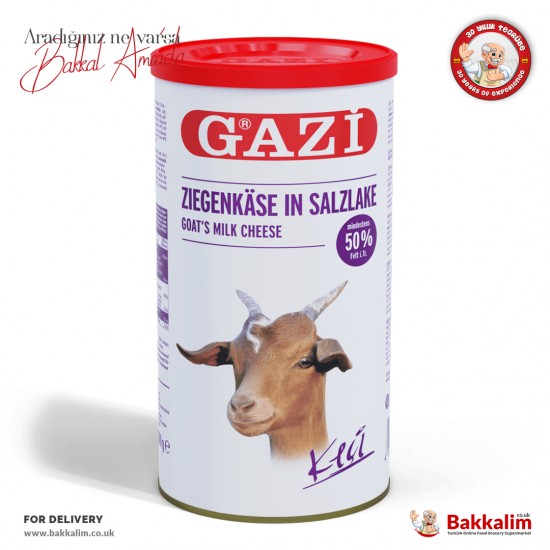 Gazi Hakiki Keçi Beyaz Peynir Min %50 Yağlı N800 Gr SAMA FOODS ENFIELD UK