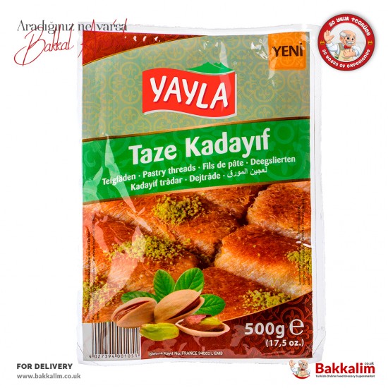 Yayla Pastry Threads 500 G SAMA FOODS ENFIELD UK