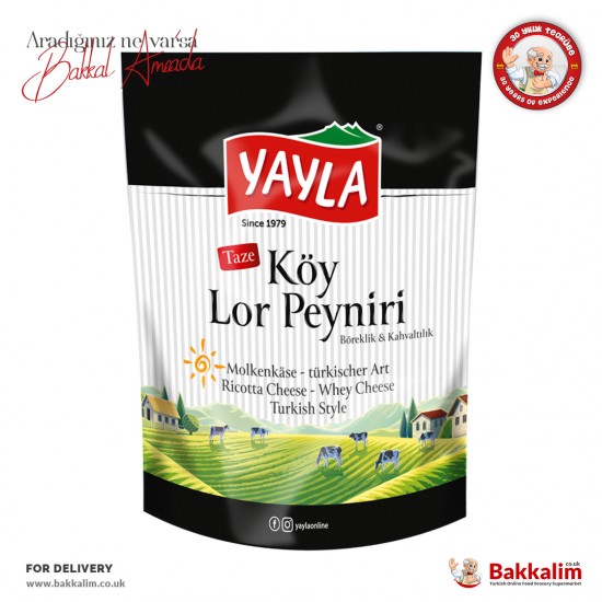 Yayla Taze Köy Lor Peyniri 350 Gr SAMA FOODS ENFIELD UK