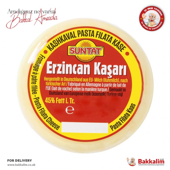 Suntat Erzincan Kaşar Peyniri 800 Gr %45 Yağlı SAMA FOODS ENFIELD UK