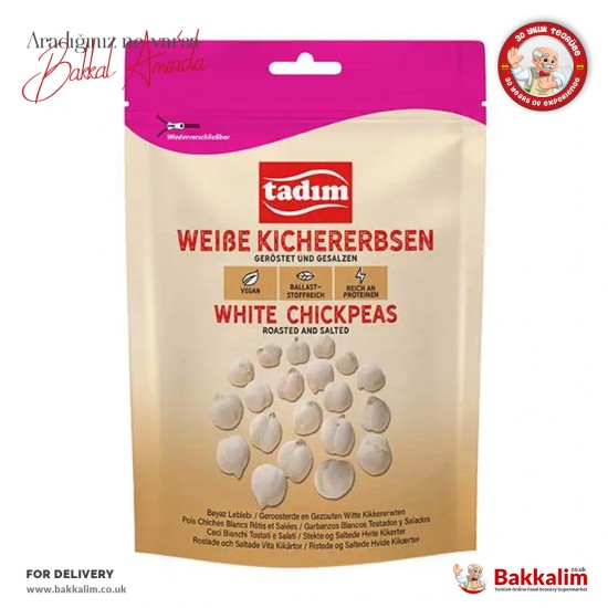 Tadim White Chickpeas Roasted And Salted 150 G SAMA FOODS ENFIELD UK