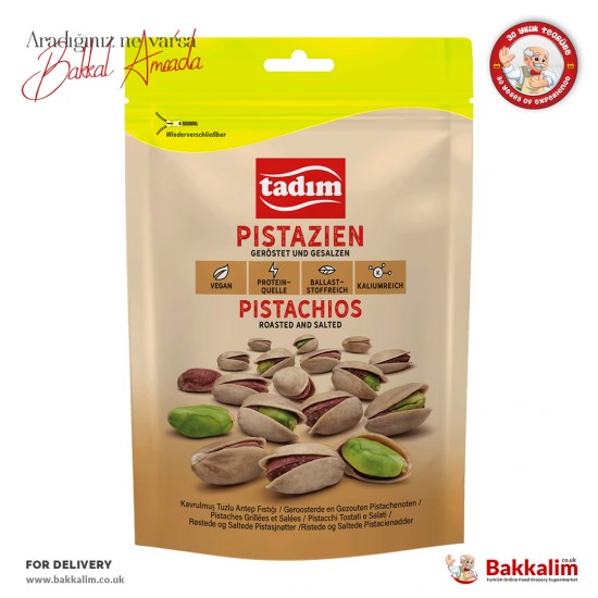 Tadim California Pistachios Roasted And Salted 150 G SAMA FOODS ENFIELD UK