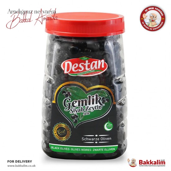 Destan Gemlik Sele Siyah Zeytin 600 Gr