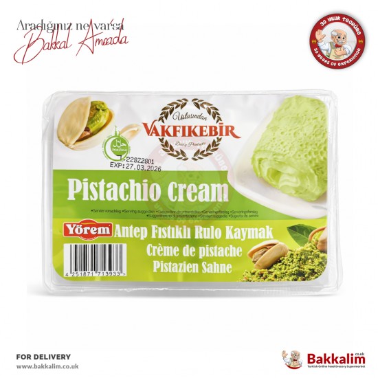 Yorem Vakfıkebir Pistachio Rolled Cream Sahne 150 G