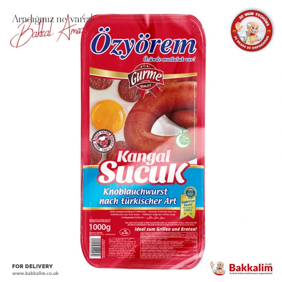 Özyörem Gurme Sığır Kangal Sucuk 1000 Gr