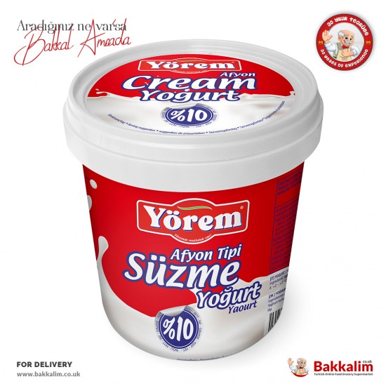 Yorem Afyon Type Cream Yoghurt 1000 G SAMA FOODS ENFIELD UK