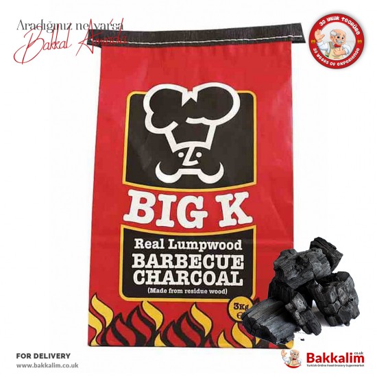 Big K Barbecue Charcoal 5000 G SAMA FOODS ENFIELD UK