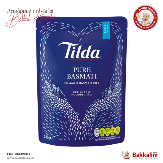 Tilda Original Basmati Rice 250 G SAMA FOODS ENFIELD UK