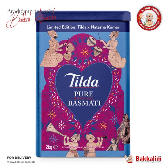 Tilda Premium Original Basmati Rice Tin 2000 G SAMA FOODS ENFIELD UK