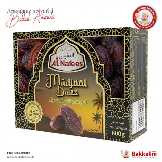 Al Nafees Medjoul Hurma 800 Gr SAMA FOODS ENFIELD UK