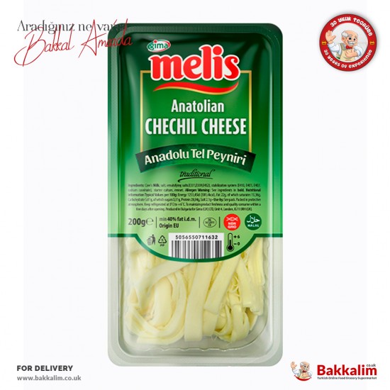 Melis Anatolian Chechil Cheese 200 G SAMA FOODS ENFIELD UK