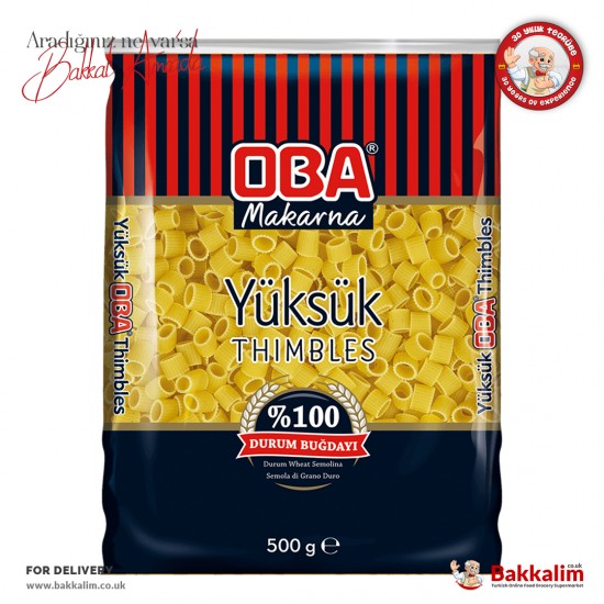 Oba 400 Gr Yüksük Makarna SAMA FOODS ENFIELD UK