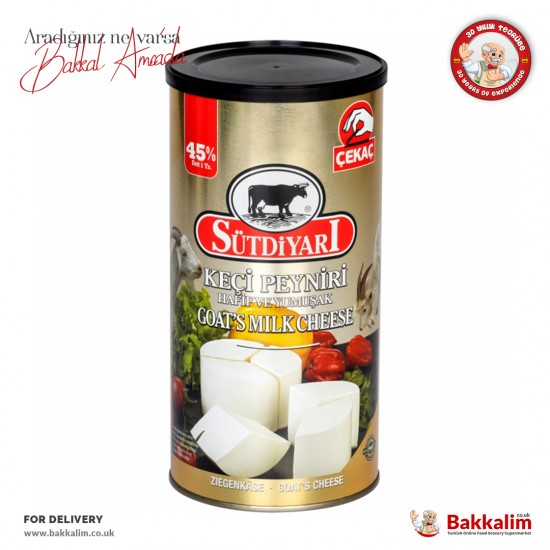 Sütdiyarı Gold Keçi Peyniri Hafif ve Yumuşak %45 Yağlı N800 Gr SAMA FOODS ENFIELD UK