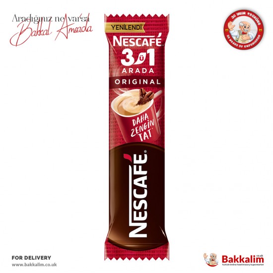 Nestle Nescafe 3 in 1 Coffee Original 17 G SAMA FOODS ENFIELD UK