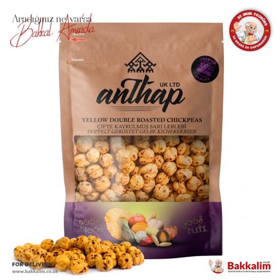 Anthap Yellow Double Roasted Chickpeas 1000 G SAMA FOODS ENFIELD UK