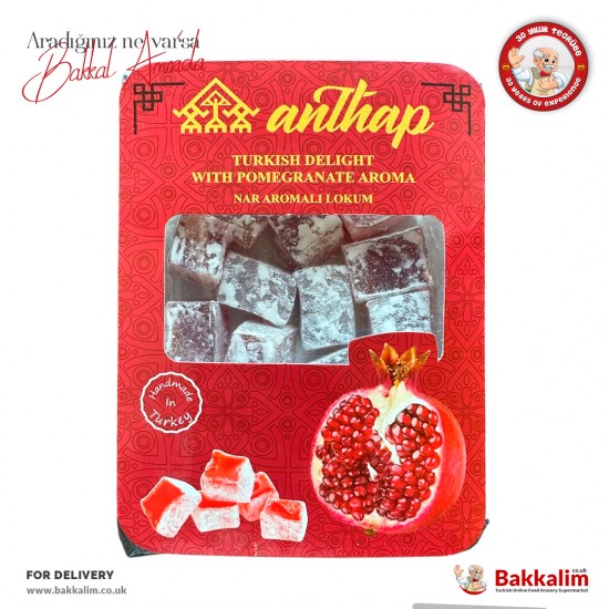 Anthap Turkish Delight with Pomegranate 150 G SAMA FOODS ENFIELD UK