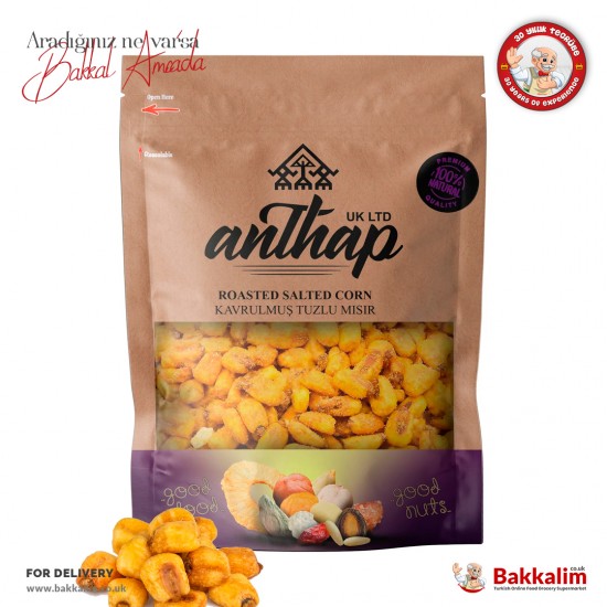 Anthap Corn Roasted And Salted 300 G SAMA FOODS ENFIELD UK