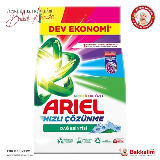 Ariel Laundry Detergent for Colors Mountain Breeze 60 Washes 9 Kg SAMA FOODS ENFIELD UK