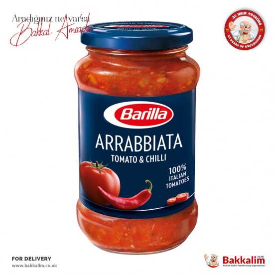 Barilla Arrabbiata Acılı ve Domatesli İtalyan Makarna Sosu 400 Gr SAMA FOODS ENFIELD UK