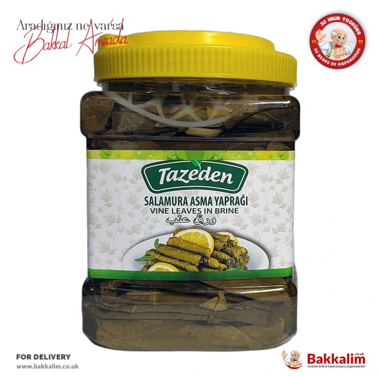 Tazeden Vine Leaves in Brine N400 G SAMA FOODS ENFIELD UK