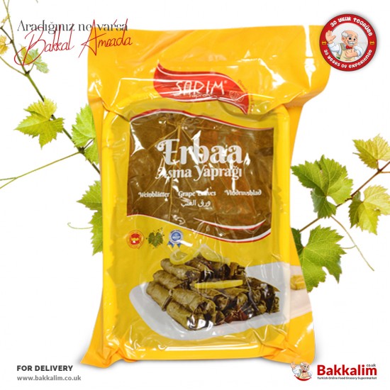 Sarim Tokat Erbag Grape Leaves 800 G SAMA FOODS ENFIELD UK