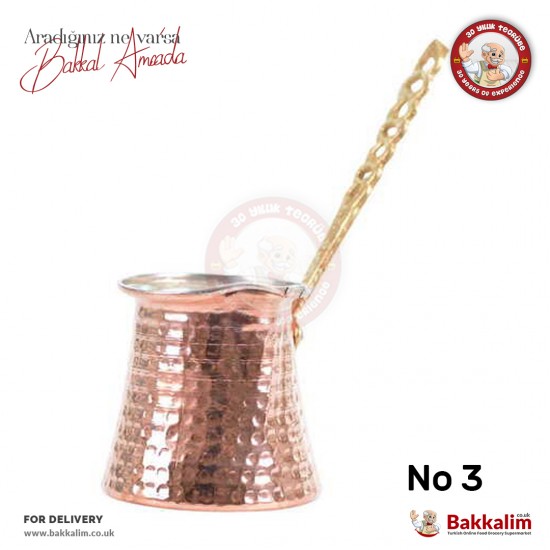 Bakır Türk Kahve Cezvesi No 3 Bakır Türk Kahve Cezvesi No 3