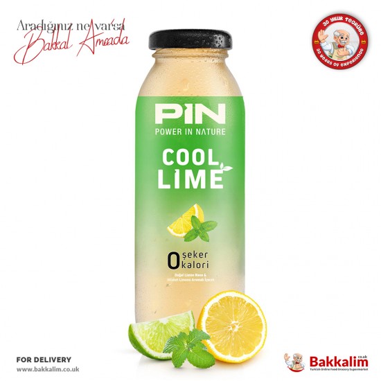 Pin Cool Lime Green Tea 250 ml SAMA FOODS ENFIELD UK