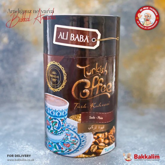 Ali Baba Türk Kahvesi Premium Sade 300 Gr SAMA FOODS ENFIELD UK