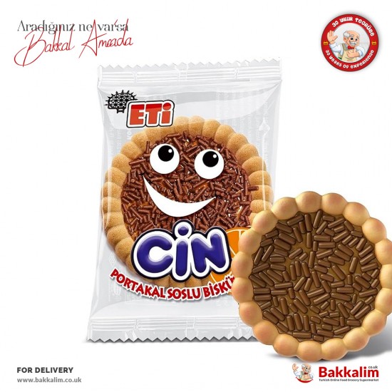 Eti Cin Orange Sauce Jelly Biscuit 25 G SAMA FOODS ENFIELD UK