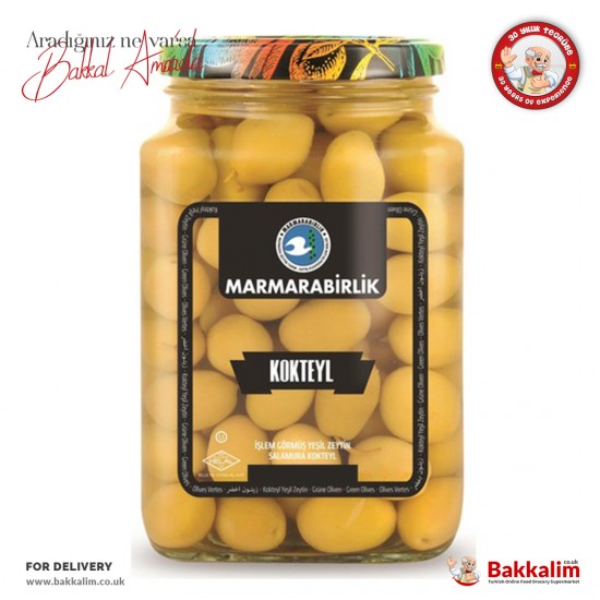 Marmarabirlik 3XL Kokteyl Yeşil Zeytin Net 950 Gr SAMA FOODS ENFIELD UK