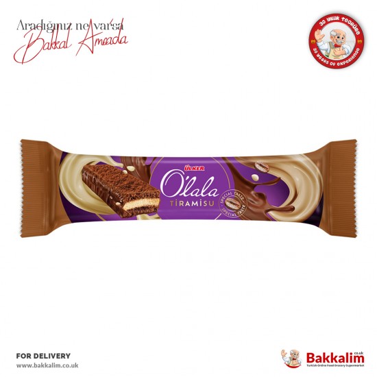 Ulker Olala Tiramisu Chocolate Sauce Coated Cake Special Taste 45 G SAMA FOODS ENFIELD UK