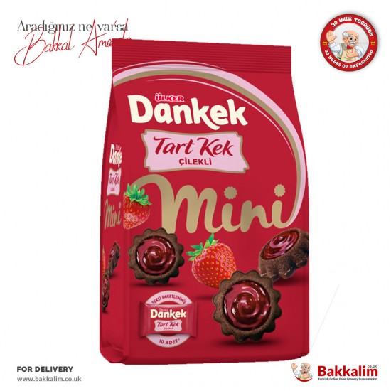 Ulker Mini Dankek Tart Cake with Strawberry Multi Pack in 10 Pcs 150 G SAMA FOODS ENFIELD UK