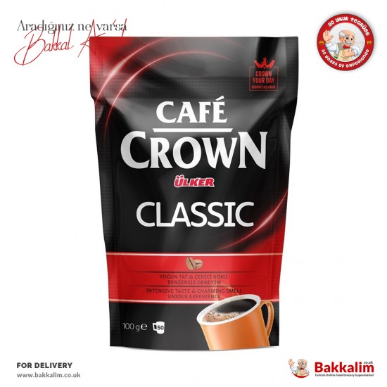 Ülker Cafe Crown Klasik Kahve Yoğun Kıvam 100 Gr SAMA FOODS ENFIELD UK