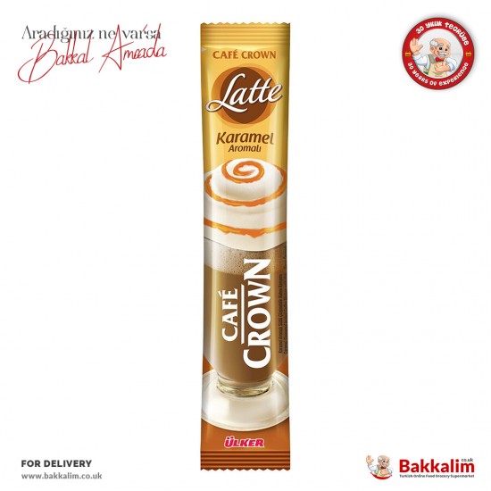 Cafe Crown Karamel Aromalı Latte 17 Gr SAMA FOODS ENFIELD UK