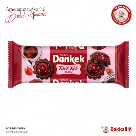 Ulker Dankek Tart Cake With Strawberry 180 G SAMA FOODS ENFIELD UK