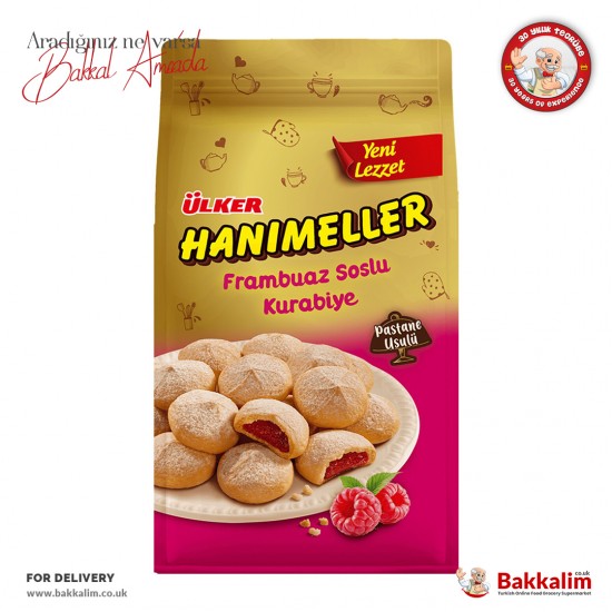 Ülker Hanımeller Frambuaz Soslu Kurabiye 150 Gr SAMA FOODS ENFIELD UK