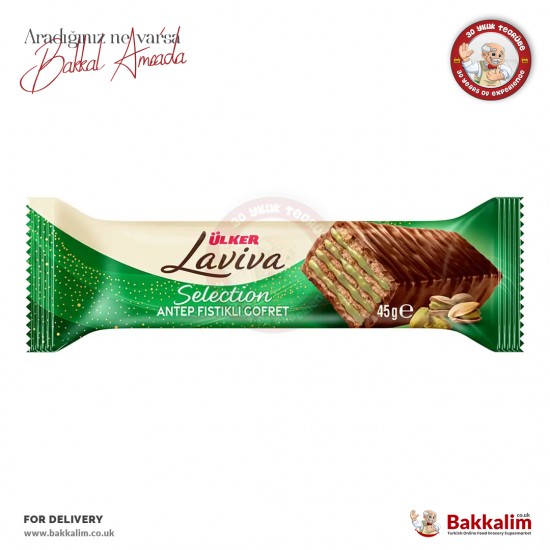 Ülker Laviva Selection Antep Fıstıklı Gofret 45 Gr