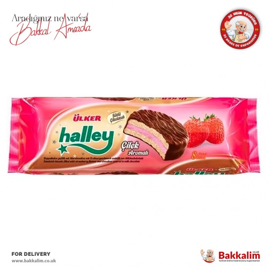 Ulker Halley Milk Chocolate Strawberry Flavoured SAMA FOODS ENFIELD UK