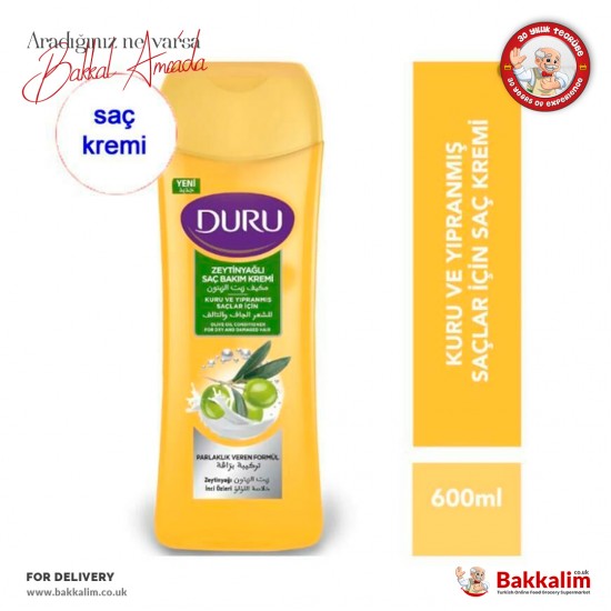 Duru Zeytinyağlı Saç Bakım Kremi 600 ml SAMA FOODS ENFIELD UK