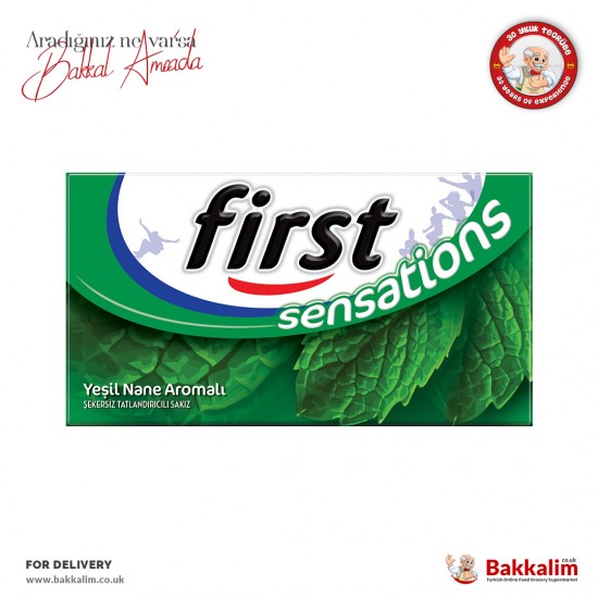 First Sensations Yeşil Nane Aromalı Sakız 27 Gr SAMA FOODS ENFIELD UK