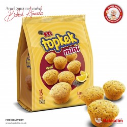 Eti Topkek Mini Lemon and Poppy Seeds Cake 15 Pcs 150 G