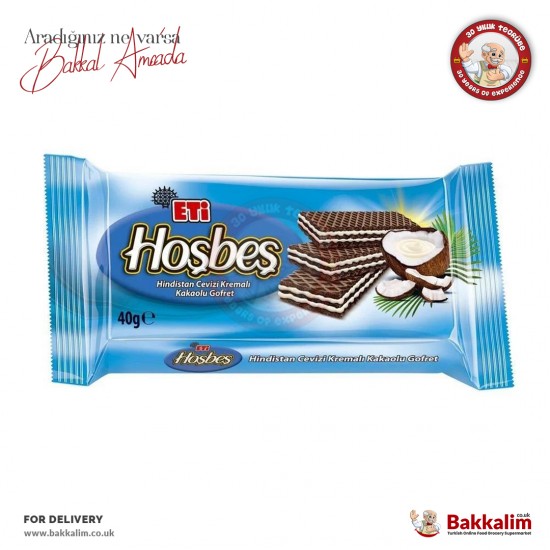 Eti Hoşbeş Hindistan Cevizli Gofret 40 Gr