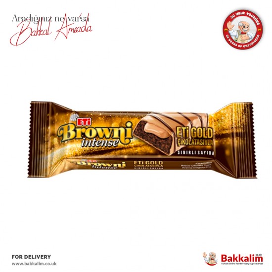 Eti Browni Intense Gold Çikolatra Kaplı Kek 48 Gr SAMA FOODS ENFIELD UK