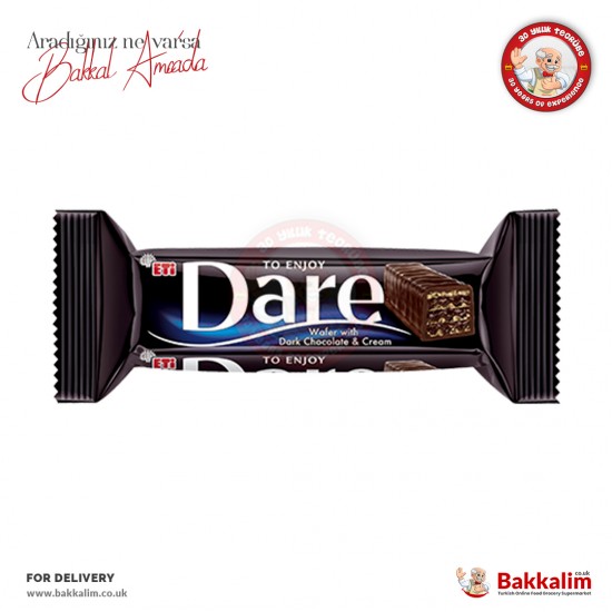 Eti Dare Dark Chocolate Coated Wafer 50 G